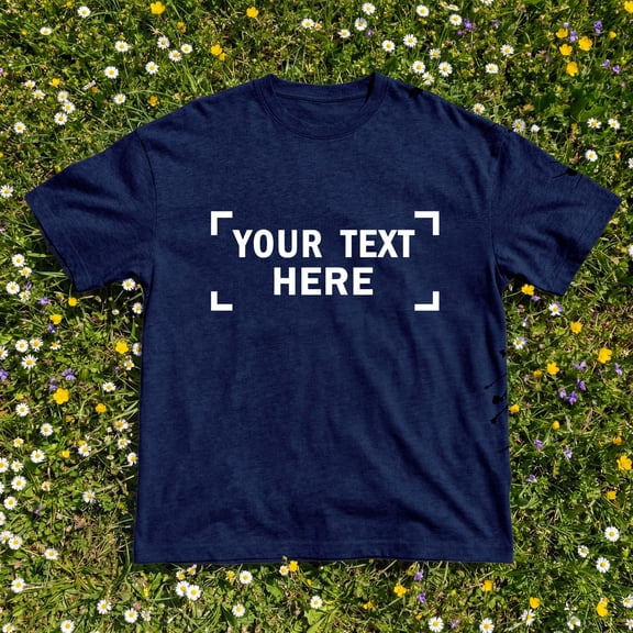 Kantaco Custom Personalized Text T-Shirt, Make Your Own Quote Shirt, Custom Unisex Tee