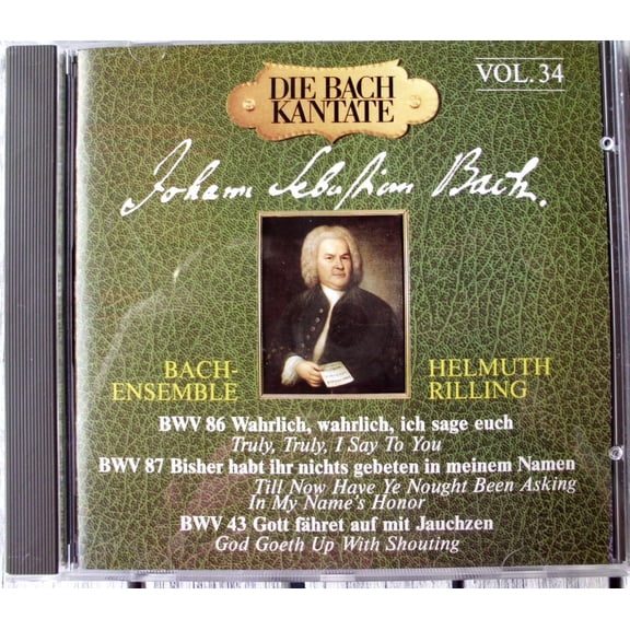 Rilling Helmuth/Bach-Ensemble Kantaten Vol. 34: BWV 43, 86, 87 (CD)