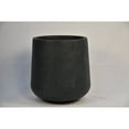 thumbnail image 1 of Kante  17.3 in. Tall Rounded Lightweight Outdoor Planter w/ Soft Curves Charcoal, 1 of 5