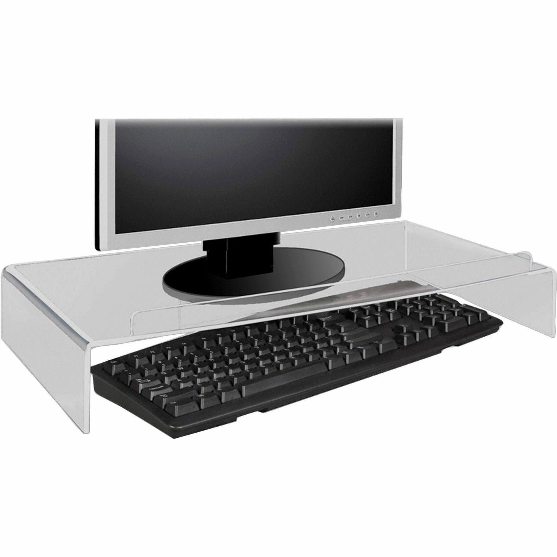 Kantek AMS300 Monitor Stand Up to 19" Screen Support 50 lb Load
