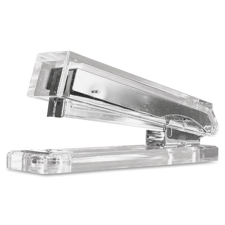 Kantek Clear Acrylic Stapler - 210 Staple Capacity - Full Strip - 1 Each Kantek Clear Acrylic Stapler - 210 Staple Capacity - Full Strip - 1 Each