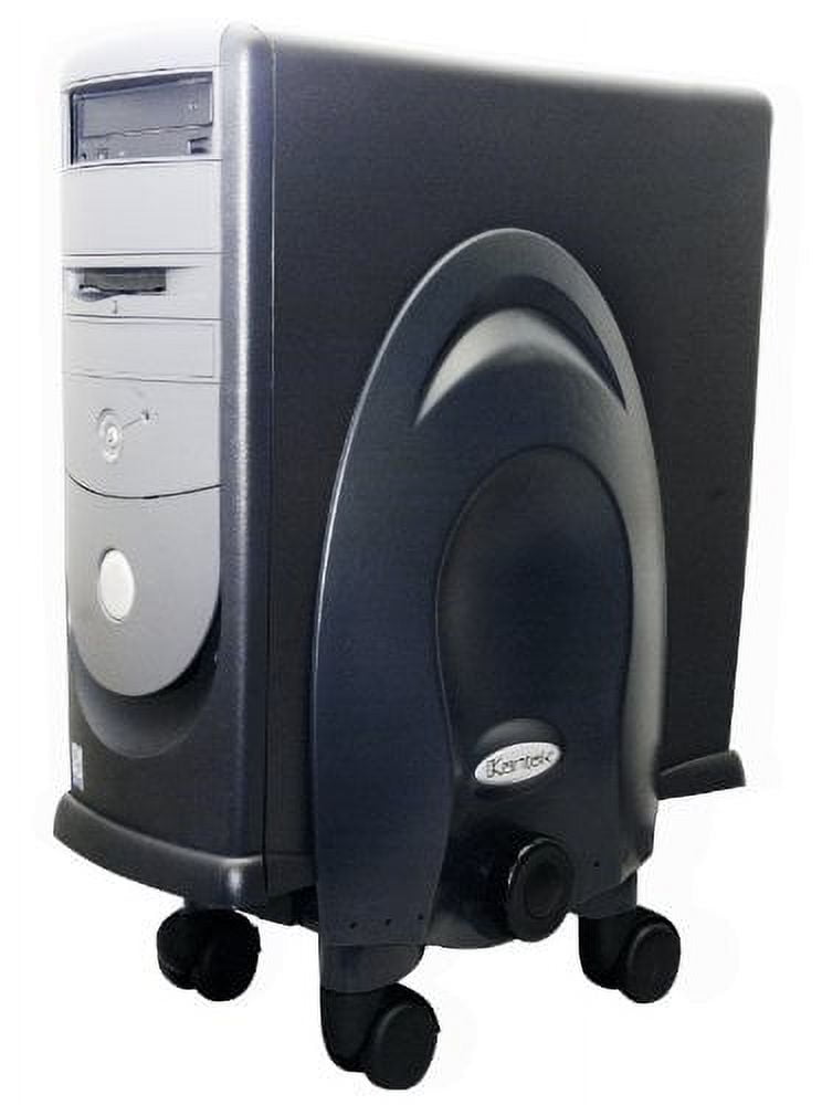 Kantek Deluxe Adjustable Computer CPU Stand, Black - Walmart.com