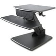 thumbnail image 1 of Kantek Desktop Sit-to-Stand Computer Workstation, Black, 1 of 2