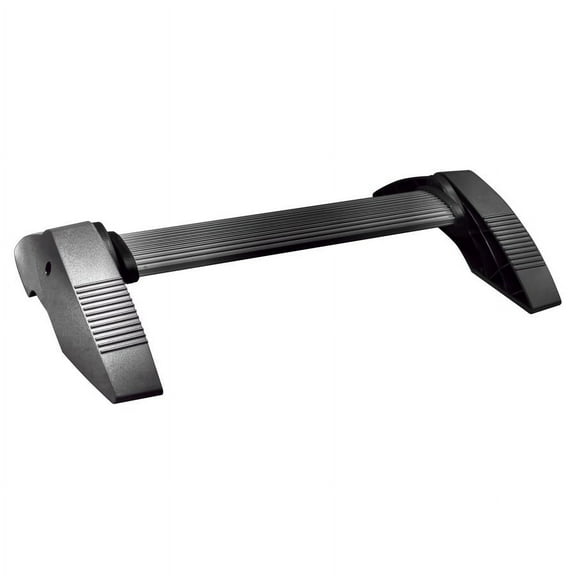 Kantek Footrest with Adjustable Steel Tilting Bar, Black