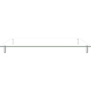Kantek Glass Top Dual Computer Monitor Riser, Clear