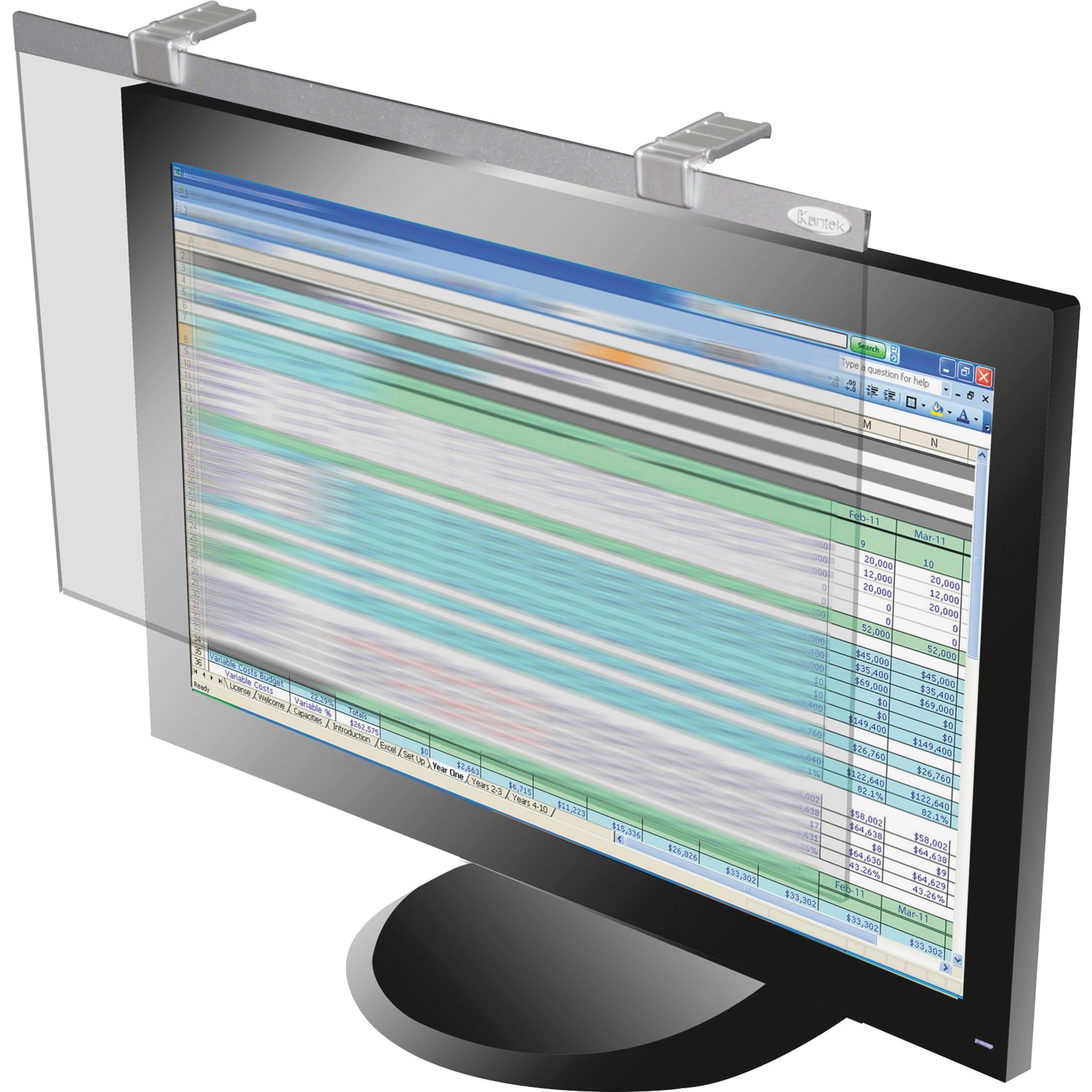 Kantek LCD Protect Glare Filter 24in Widescreen Monitors - For 24 Kantek LCD Protect Glare Filter 24in Widescreen Monitors - For 24