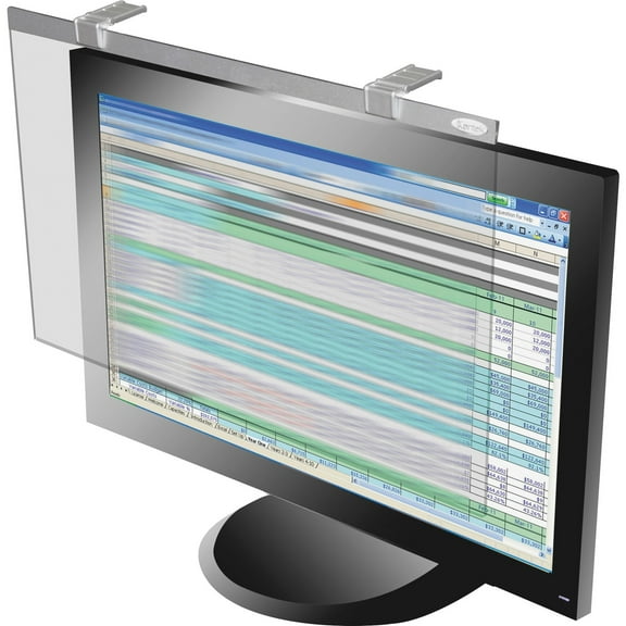 Kantek LCD Privacy/antiglare Wide Screen Filters Silver For 22" Widescreen Monitor - Scratch Resistant