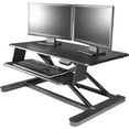 thumbnail image 1 of Kantek Tabletop, Electronic Adjustable Workstation Desk with Securing Clamp, Black, 1 of 2
