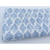 Kantha Quilt Handblock Print Indian Netural Colour floral print Quilt Hand Stitched Natural vegetable dye cotton