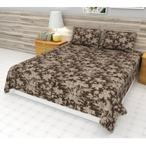 Kantha Quilt Handblock Print Indian Netural Colour floral print Quilt Hand Stitched Natural vegetable dye cotton