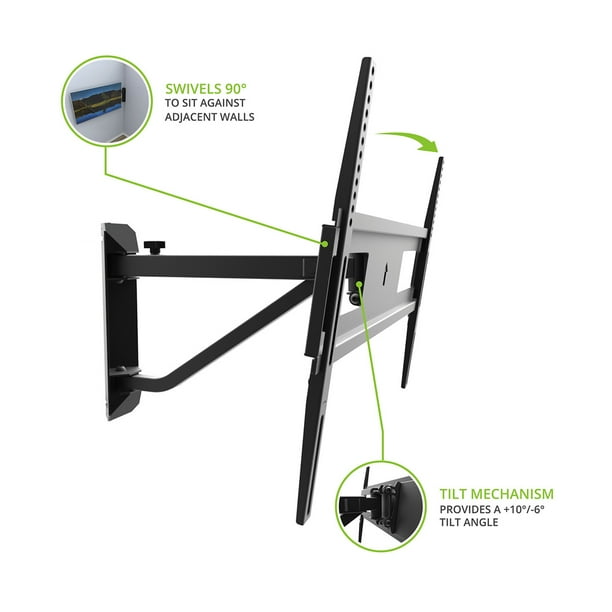 Kanto FMC1 Telescoping Corner TV Mount for 40" 60" TVs
