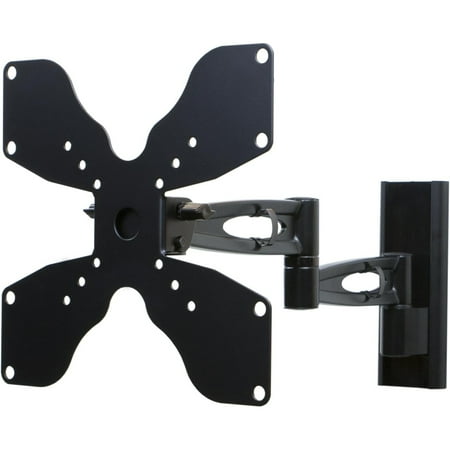 Kanto - Full Motion TV Wall Mount For Most 19"-32" LCD / Plasma Panels - Extends 17.0" - Black