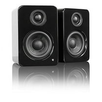 Kanto Living YU2 Powered Desktop Speakers, Gloss Black