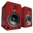 thumbnail image 1 of Kanto Living YU6 2-Way Powered Bookshelf Speakers (Pair, Crimson), 1 of 8