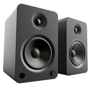 Kanto Living YU6 2-Way Powered Bookshelf Speakers Pair, Onyx
