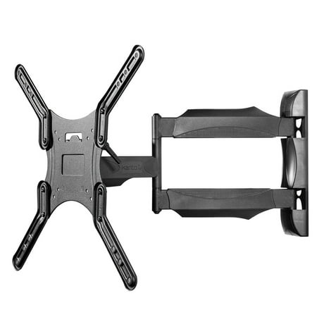 Kanto - Full-Motion Wall Mount for Most 26" - 55" Flat-Panel TVs - Black