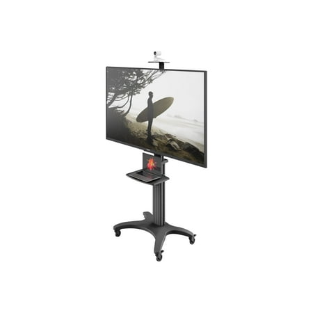 Kanto - MTMA TV Cart for Most Flat-Panel TVs Up to 65" - Black