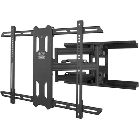 Kanto - Full-Motion TV Wall Mount for Most 37" - 75" TVs - Extends 21.8" - Black