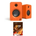 thumbnail image 1 of Kanto REN MO Bluetooth Powered Bookshelf Speakers - Matte Orange Pair with 1 Year Amber Protection Extension Plan (2024), 1 of 9