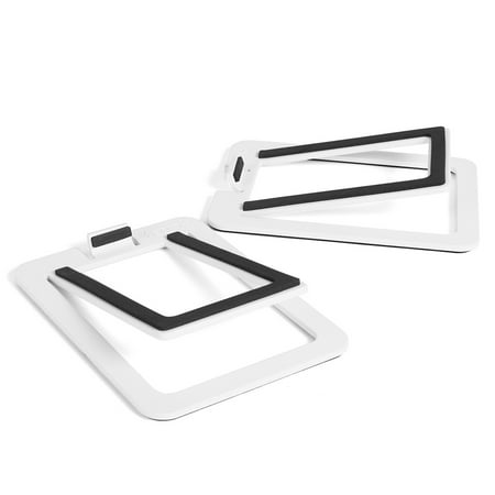Kanto - S2 Desktop Speaker Stands (2-Pack) - White