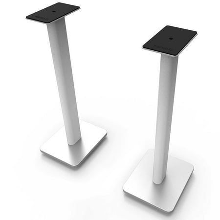 Kanto - 26" Tall Bookshelf Speaker Floor Stands (Pair) - White