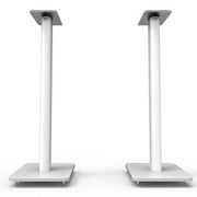 Kanto SP32PLW 32" Bookshelf Speaker Floor Stands, White - 32" Height x 8.9" Width x 10.6" Depth - Floor - Foam, Steel - White