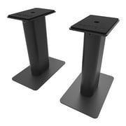 Kanto SP9 9 Universal Desktop Speaker Stands with Rotating Top Plates and Cable Management - Pair Black