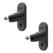 Kanto SPW3 Rear Mount Universal Speaker Wall Mount - Pair (Black)