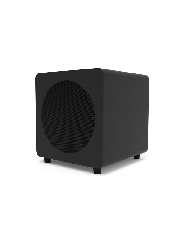 SUB8 300W Sealed 8" Powered Subwoofer, Matte Black