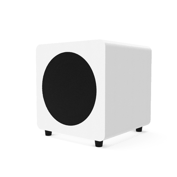 Kanto SUB8 300W Sealed 8" Powered Subwoofer, Matte White