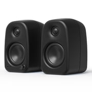 Kanto UKI 100W Desktop Speakers with Bluetooth, USB-C, Headphone out, Pair - Onyx