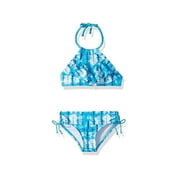 Kanu Surf Big Girls Morgan Ruffle Halter Bikini 2-Piece Swimsuit