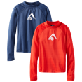 thumbnail image 2 of Hotfiary Kids UPF 50+ Long Sleeve Rash Guard – Quick-Dry Swim Shirt, Sun Protection, Letter Print | Sizes 3-12 Years 2 of 14