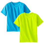 Kanu Surf Boys Swim Shirt - 2 Pack UPF 50+ Quick Dry Short Sleeve Rash Guard for Boys (Sizes: 3T-16)