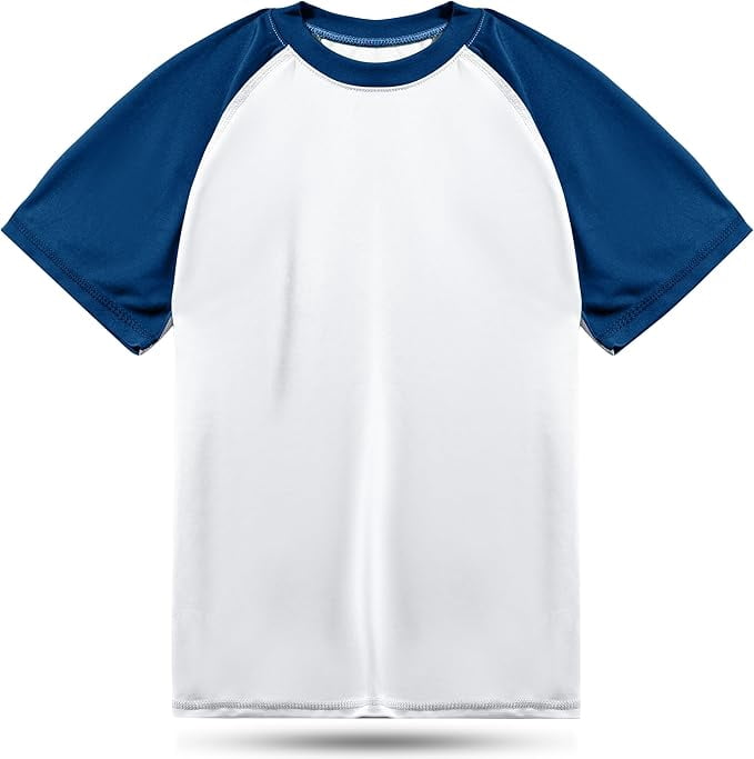 Kanu Surf Boys' Short Sleeve UPF 50+ Rashguard Swim Shirt