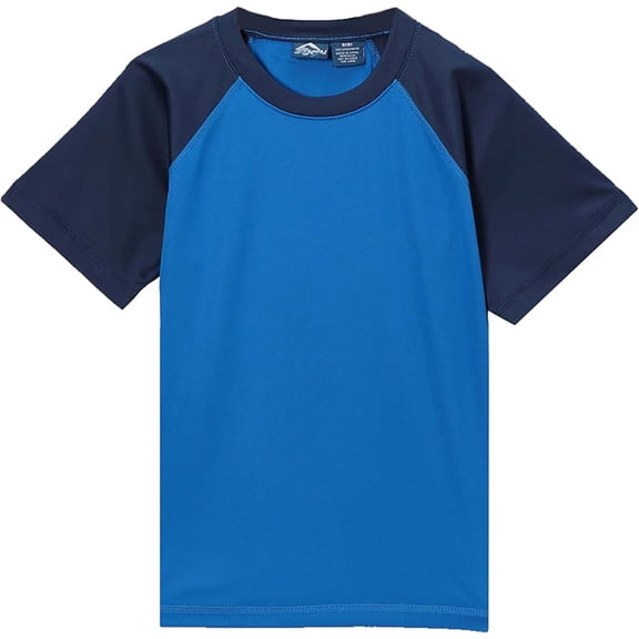 Kanu Surf Boys' Short Sleeve UPF 50+ Rashguard Swim Shirt