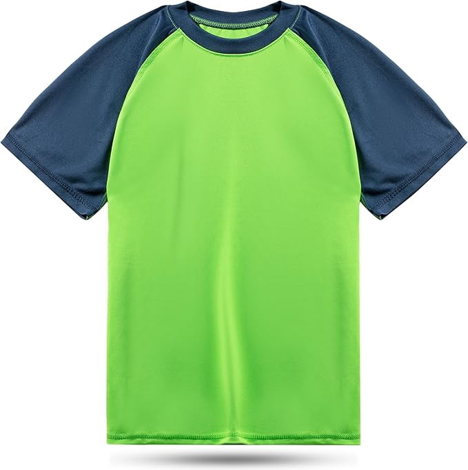Kanu Surf Boys' Short Sleeve UPF 50+ Rashguard Swim Shirt
