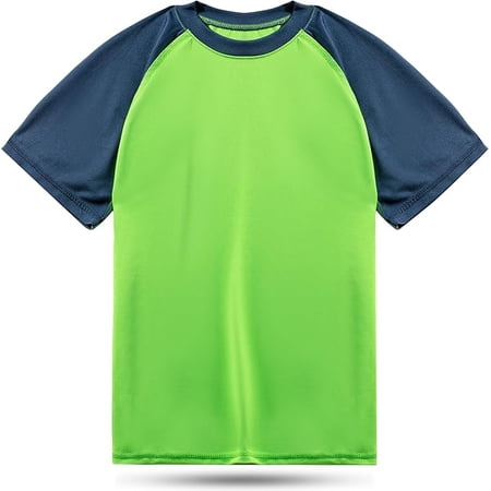 Kanu Surf Boys' Short Sleeve UPF 50+ Rashguard Swim Shirt