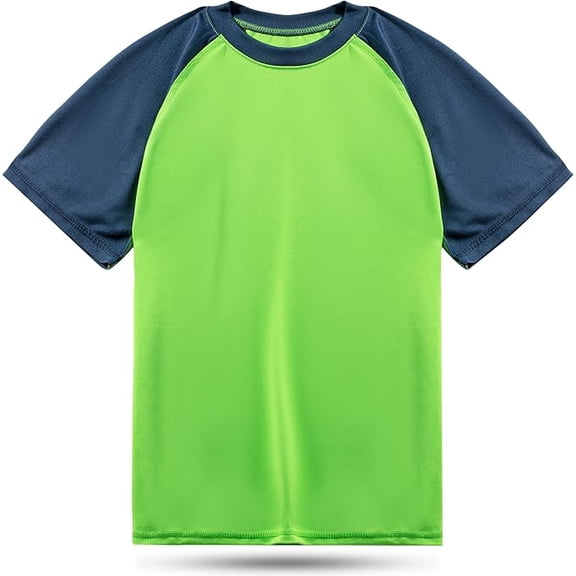 Kanu Surf Boys' Short Sleeve UPF 50+ Rashguard Swim Shirt