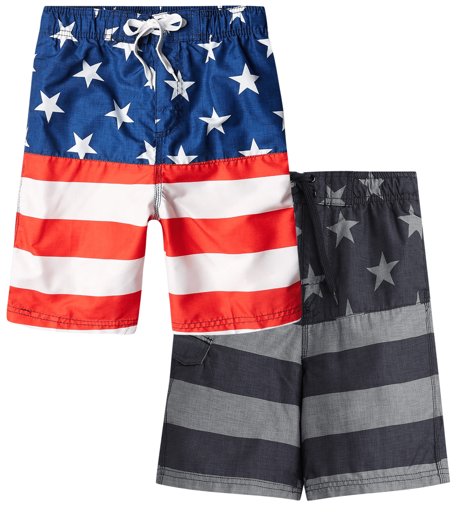 Kanu Surf Boys' Swim Trunks 2 Pack Quick Dry Board Shorts Bathing