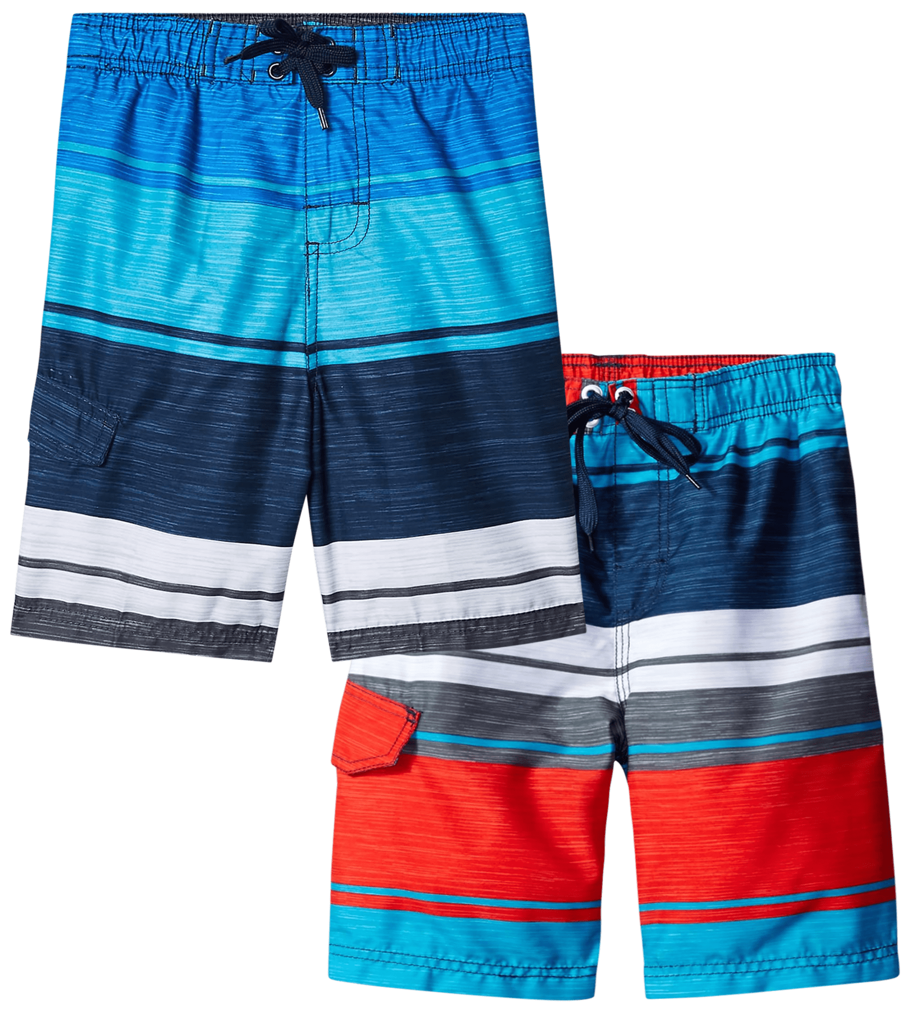 Kanu Surf Boys Swim Trunks 2 Pack Quick Dry Board Shorts Bathing Suit 8 16