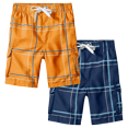 thumbnail image 1 of Kanu Surf Boys' Swim Trunks - 2 Pack Quick Dry Printed Board Shorts Bathing Suit (8-16), 1 of 6