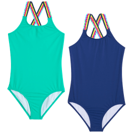 ★WEEK9★ Baby Monokini 3color Splash About Baby Girl's Happy Nappy Sunsuit, One-Piece