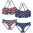 thumbnail image 1 of Kanu Surf Girls' Bathing Suit - 4 Piece UPF 50+ Quick Dry Bikini Swimsuit (5-16), 1 of 7