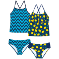 thumbnail image 1 of Kanu Surf Girls' Bathing Suit - 4 Piece UPF 50+ Quick Dry Tankini Swimsuit (6-16), 1 of 6