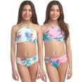 thumbnail image 1 of Kanu Surf Girls Swimsuits - 4 Piece UPF 50+ Quick Dry Girls Tankini and Bikini Bathing Suits (6-16), 1 of 6