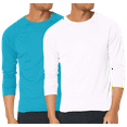 thumbnail image 1 of Kanu Surf Mens Rash Guard - 2 Pack UPF 50+ Quick Dry Long Sleeve Swim Shirts for Men (S-XXL), 1 of 7