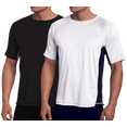 thumbnail image 1 of Kanu Surf Mens Rash Guard - 2 Pack UPF 50+ Quick Dry Short Sleeve Swim Shirts for Men (S-XXL), 1 of 14