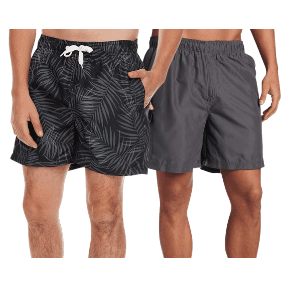 Kanu Surf Men's Swim Trunks - 2 Pack UPF 50 Quick Dry Havana Bathing Suit, 7" Inseam (S-XXL)