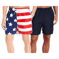 thumbnail image 1 of Kanu Surf Men's Swim Trunks - 2 Pack UPF 50+ Quick Dry Havana Bathing Suit, 7" Inseam (S-XXL), 1 of 7